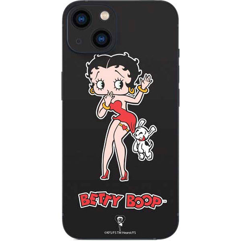 Betty Boop With Puppy iPhone 13 Skin